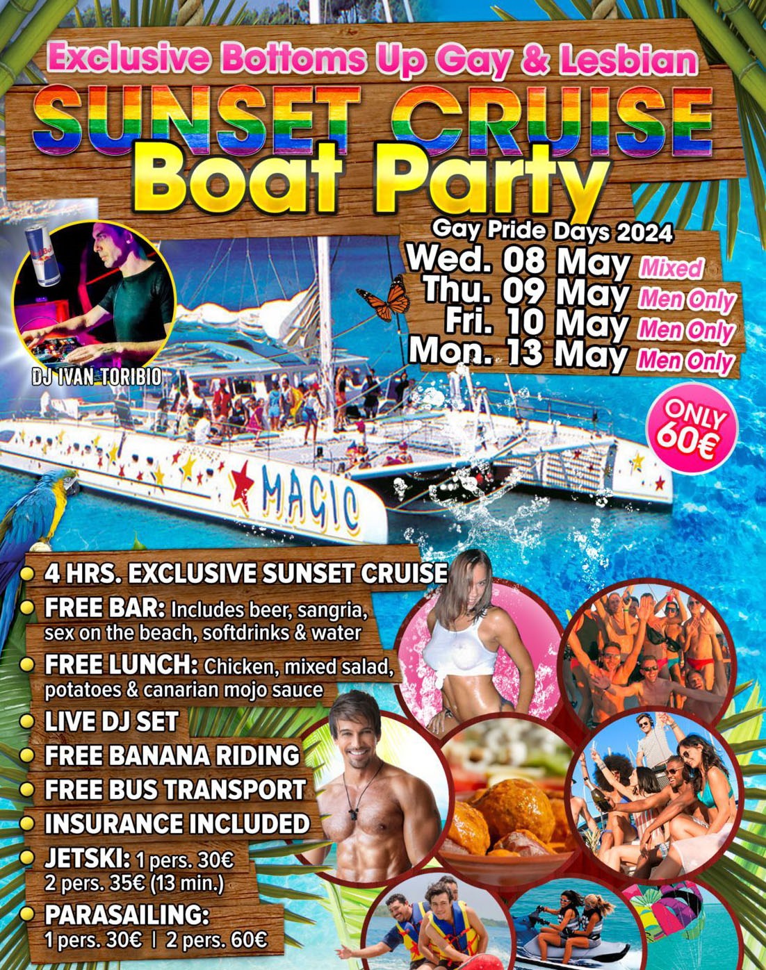 Gay Boat Party Gay Pride Maspalomas 2024