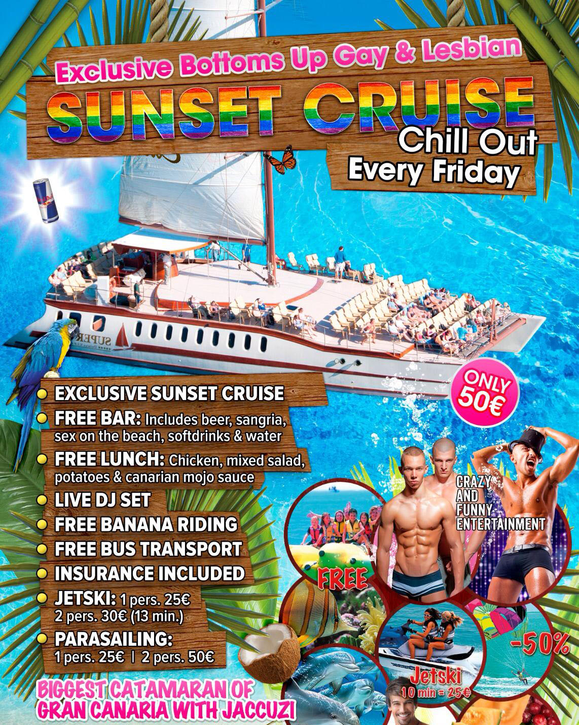 Gay Sunset Cruise (Playa del Ingles - Gran Canaria)