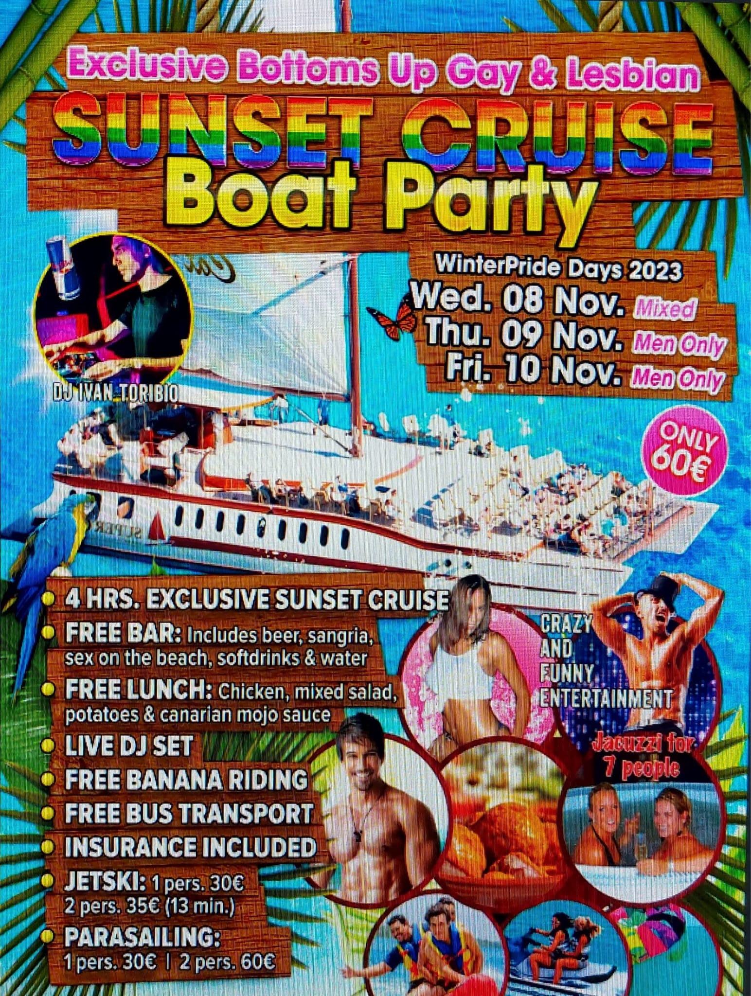 Gay Boat Party - Winter Pride Maspalomas 2023